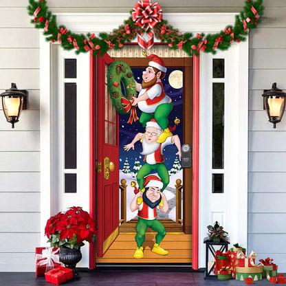 Christmas Themed Door Decoration